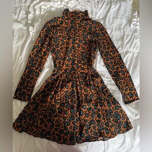 Topshop Animal Print Dress - Size 4